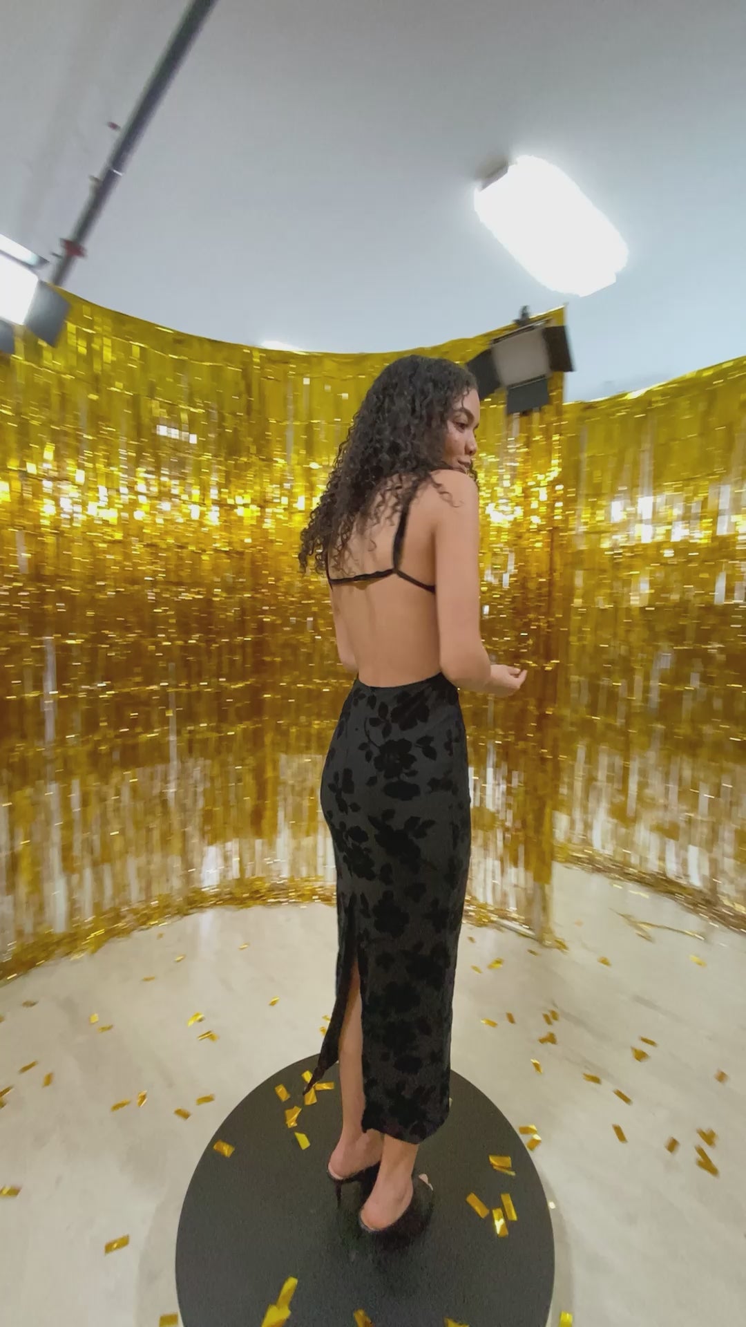 tortilla 360 photo booth video with young girl at party